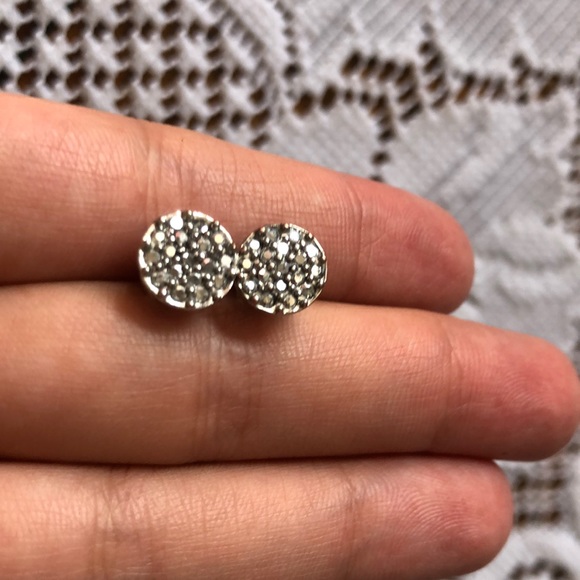 Beautiful silver gem earrings - Picture 2 of 3